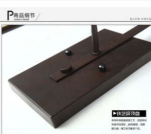Lampada <span class=keywords><strong>da</strong></span> <span class=keywords><strong>parete</strong></span> <span class=keywords><strong>Vintage</strong></span> americana in metallo moderno Loft Bar - Product Image 5