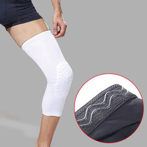 منصات الركبة الرياضية حامي الركبة الضغط مرنة وسادة الركبة دعم اللياقة البدنية معدات كرة السلة الكرة الطائرة هدفين - Product Image 2
