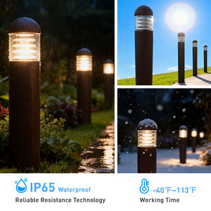 Community Outdoor Post Top Led <strong>Street</strong> <strong>Light</strong> Pathway Landscape Bollard Lawn <strong>Light</strong> for Garden Yard Patio Lawn Walkway Decor - Product Image 5