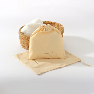 Glampkg Gift Cotton Pouch <b>Bag</b> Customized Logo Printed Cotton Linen Drawstring <b>Bag</b> Reusable Cap <b>Hat</b> Packaging <b>Bag</b> - Product Image 3