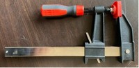 Ensemble de 4 pinces de serrage de type américain, force de serrage de 2200N, acier au carbone, mâchoires en fonte malléable pour projets de menuiserie