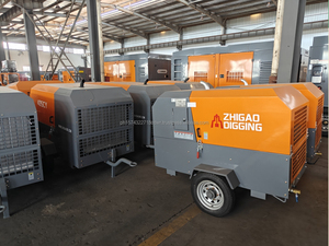 Compresor de Aire Rotativo Portátil ÚNICO, Refrigerado por Diésel, 185CFM, 380V, Certificado CE, Componentes Principales para Plataformas de Perforación Minera - Product Image 6