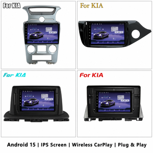 Pour <span class=keywords><strong>Kia</strong></span> : Cadre d'écran de voiture, lecteur Android, autoradio DSP, système audio Bluetooth, prise en charge de la caméra de recul et de la navigation - Product Image 2