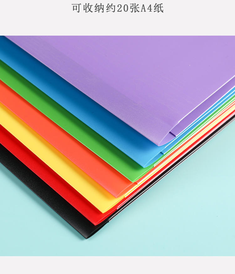 US in Stock Best-selling Double-pocket Folder, Letter Size Storage Clip ...