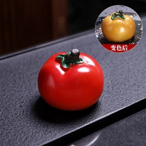 Adorno de resina que cambia de color para mesa de té, con diseño de col, cerdo dorado y rana, estilo chino nuevo - Product Image 3
