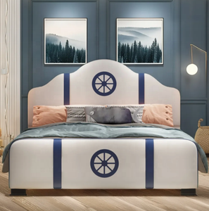 Letto a tema pirata per bambini, letto singolo in silicone morbido importato per ragazzi, di piccole dimensioni - Product Image 2