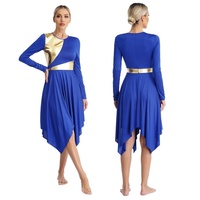 Robe de danse liturgique Robes à manches longues Culte de l'église Vêtements de danse Costume lyrique Robe de danse Performance