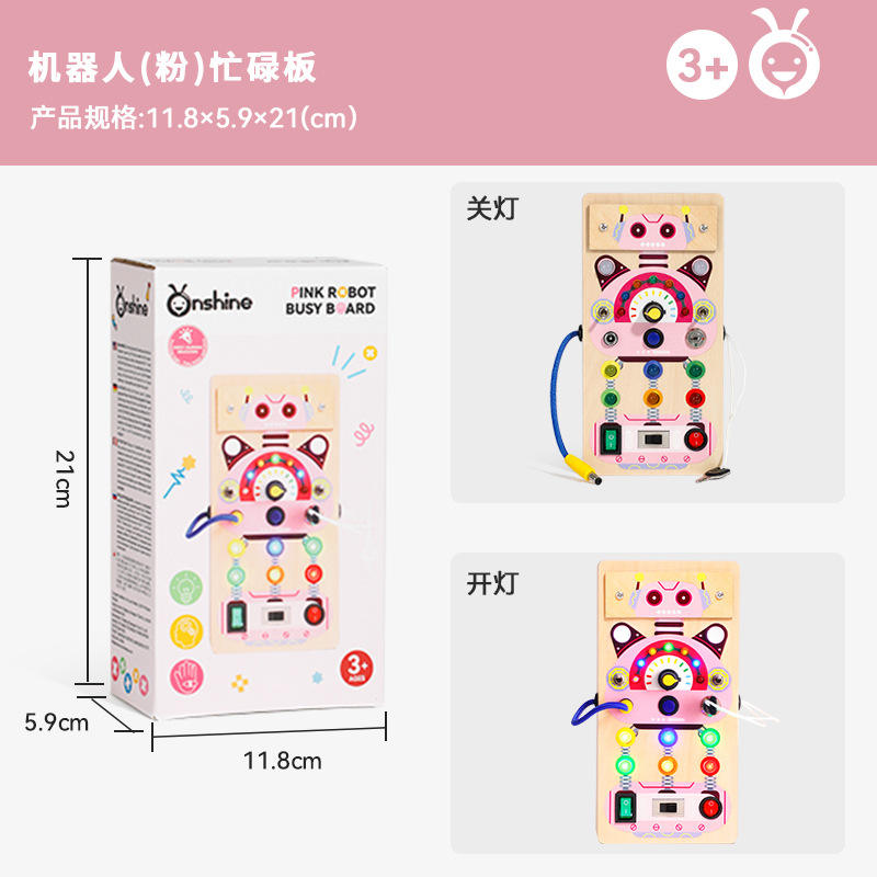 Planche occupée pour robot-rose