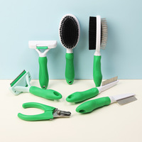 Série de toilettage pour animaux de compagnie : Brosse de massage à coussin d'air pour chats et chiens, coupe-griffes, brosse démêlante anti-nœuds, modèle chinois 013