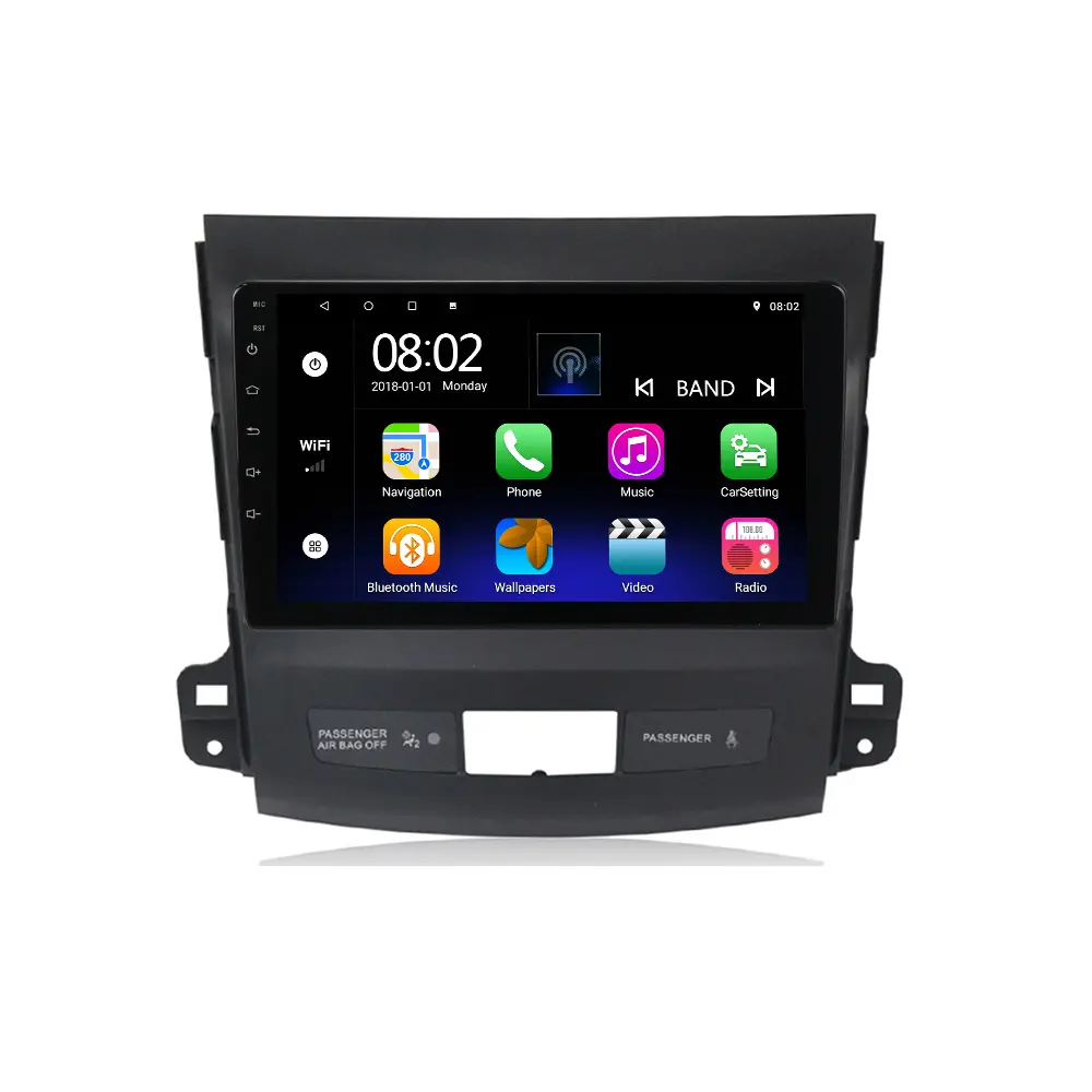 NAVITREE Android 10 2.5D экран IPS автомобильный DVD-плеер для Mitsubishi Outlander Peugeot 4007 2006 2007-2010 2011 2 + 32 ГБ WIFI радио