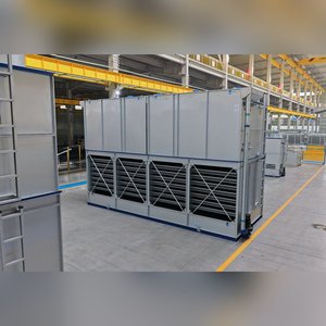 Condenseur évaporatif à flux croisé, équipement d'évaporation industriel pour chambre froide, chaîne du froid, réfrigération, économie d'énergie - Product Image 4
