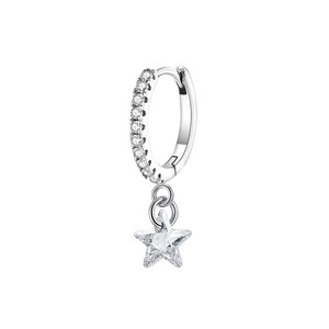 Mode zircon boucles d'oreilles goutte d'eau étoile à cinq branches oreille clip femmes Piercing <span class=keywords><strong>bijoux</strong></span> fête mariage charme <span class=keywords><strong>bijoux</strong></span> de corps - Product Image 5
