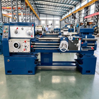 Nouveau tour horizontal universel manuel à banc creux CA6240 de moyenne capacité, machine de tournage de précision pour métaux