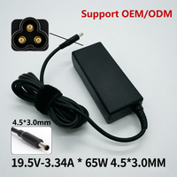 Adaptateur secteur 19,5 V 3,34 A 65 W 4,5*3,0 mm pour ordinateurs portables DELL