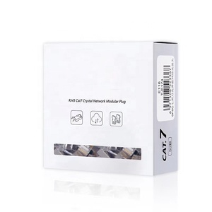 Haute qualité <span class=keywords><strong>RJ45</strong></span> CAT7 universel Crystal Head 8P8C queue d'aronde connecteur Ethernet prise catégorie <span class=keywords><strong>7</strong></span> SSTP/ftp prise universelle <span class=keywords><strong>RJ45</strong></span> - Product Image 6