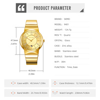 Reloj de Hombre con Diseño de Dibujos Animados Multicolor, Cristal Circular con Efecto Rayos de Sol, Manecillas Luminosas, Movimiento de Cuarzo, Acero Inoxidable, Resistente al Agua