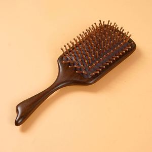 Cepillo de Masaje Acolchado de Madera de Sándalo para Mujer con Cojín de Aire, Herramienta de Peinado Texturizante y Voluminizadora en Caja de Regalo de Madera - Product Image 5