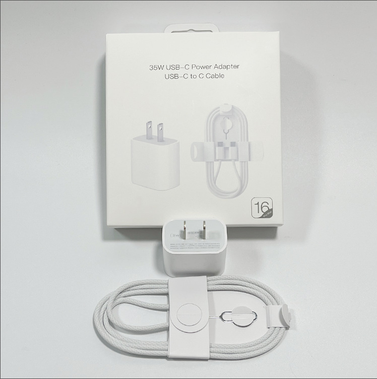 35 Вт USB-C адаптер питания для iPhone зарядное устройство Тип C к Type CC для iPhone кабель USB-C зарядный кабель cargador iphone chargeur
