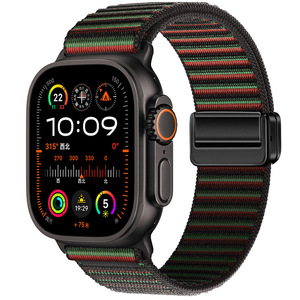 Cinturino Sportivo Elastico in Nylon con Chiusura Magnetica per Smartwatch 11/10/9/8/7/6/5/4/3/46mm/49mm/45mm/44mm - Design alla Moda - Product Image 2