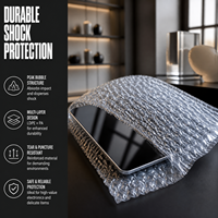 Film de protection en plastique PE Liying, film à bulles gonflable, coussin d'air, sac à colonnes d'air, rouleau d'emballage pour entrepôt