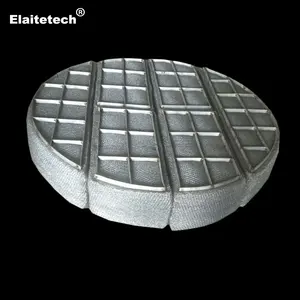 Aluminium Gas-Vloeistof Filter Mist Eliminator Draad Mesh Voorruitverluchting Pads