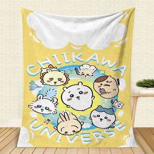 Modern Luxury Knitted Flannel <b>Blanket</b>-Eco-Friendly Skin-Friendly Wrinkle Fade Resistant Printed All-Season Bedding Decor - Product Image 3