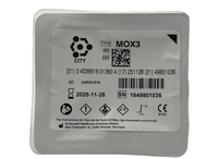 Capteur de gaz MOX3 O2/oxygène avec plage de mesure de 0-1500 MBar, temps de réponse de 15s, sortie de 9-13mV, décalage de base de 200 V, garantie de 6 mois