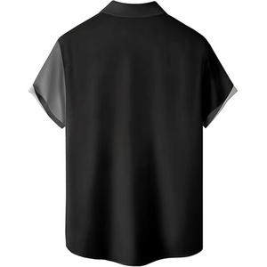 เสื้อฮาวายสำหรับผู้ชาย โลโก้สั่งทำได้ ระบายอากาศดี ODM คอตั้ง ทรงหลวม แขนสั้น เสื้อลำลองชายหาด รีสอร์ท - Product Image 2