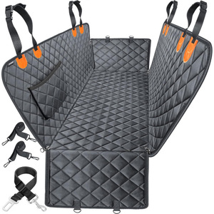 Housse de siège arrière pour animaux de compagnie en tissu Oxford imperméable, tapis rectangulaire pour chien pour la protection des sièges arrière - Product Image 1
