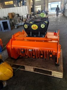 Nuovissima Trinciatrice Forestale Idraulica da 5-6 Tonnellate per Escavatore per Lavori di Costruzione - Product Image 6