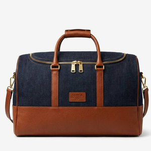 Sac de voyage en cuir PU pour hommes, sac à bandoulière de grande capacité, sac à bagages de voyage d'affaires, sangle réglable - Product Image 2