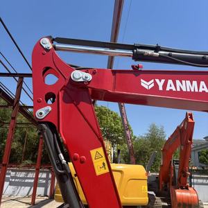 Miniexcavadora Yanmar VIO55-6 usada, de giro cero, 5.5 toneladas, original de Japón, excavadora pequeña para trabajos municipales y de jardinería. - Product Image 3