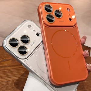 Fundas Magnéticas para Teléfono Móvil con Panel Trasero Mate AG de Moda para iPhone 17 12 13 14 15 16 Pro Max con Cubierta Protectora de Lente HD - Product Image 2
