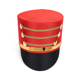 HLC Majorette Ring Master High Hats Tambores Major Cascanueces Baterista Uniformes Accesorios de disfraces Honor Guard Performs Hats - Product Image 6