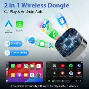 2025 New <strong>Wireless</strong> CarPlay <strong>Adapter</strong> 5Ghz WiFi Type-C/USB Plug Play Compatible with <strong>Android</strong> <strong>Auto</strong> and CarPlay - Product Image 5