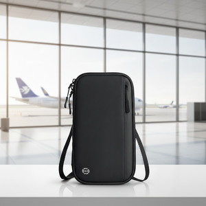 ซองใส่เอกสารแบบคล้องคอ กระเป๋าใส่ใบรับรอง กระเป๋าสะพายข้าง กระเป๋าจัดระเบียบ กระเป๋าเดินทาง กระเป๋าใส่พาสปอร์ตและบัตร - Product Image 1