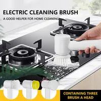 Vevor-nettoyeur rotative électrique sans fil, pour salle de bain, baignoire à main, carrelage, pour évier, brosse de nettoyage murale de cuisine