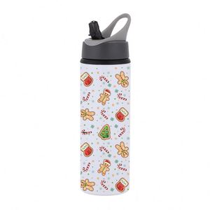 Botella de Agua Deportiva de Boca Ancha Estilo Americano de 750 ml, Tapa de Cuerno de Buey C9, Sublimación en Blanco para Escalada y Senderismo al Aire Libre, Logotipo Personalizado - Product Image 5