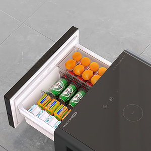Home Smart Fridge <b>Mini</b> Refrigerator Freezer Drawer Touch Screen Tempered Glass Board Smart <b>Side</b> Coffee <b>Table</b> - Product Image 3