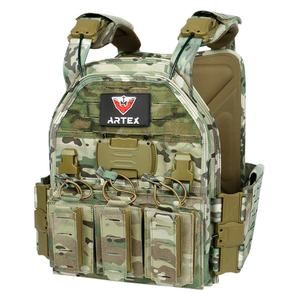 High Quality Tactical Vest Light <b>Weight</b> Quick Release Combat <b>Plate</b> Carrier 1000D Nylon Molle Chaleco Tactico Tactical Vest - Product Image 4