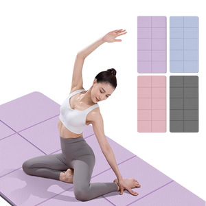 Tapis de <span class=keywords><strong>yoga</strong></span> pliable, épaisseur 5 mm, matériau TPE, rectangle, couleur unie, portable, <span class=keywords><strong>pour</strong></span> exercices à domicile, fitness, hommes, femmes, usage universel - Product Image 5