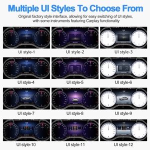 Écran numérique de tableau de bord 12,3 pouces pour Mercedes Benz ML GL GLE GLS R G Class – Compteur de vitesse LCD et kilométrage amélioré - Product Image 6