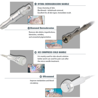 Máquina de Belleza Profesional 3 en 1 para Hidrodermoabrasión, Infusión de Oxígeno, Microdermoabrasión con Diamantes y Analizador de Piel