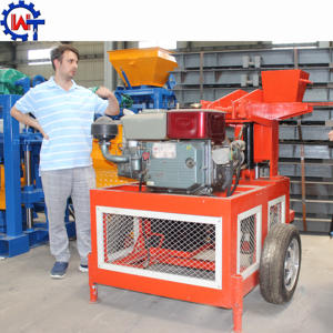 Mesin bata Manual WT1-20M mesin bata mesin Diesel mesin pembuat bata tanah liat - Product Image 4