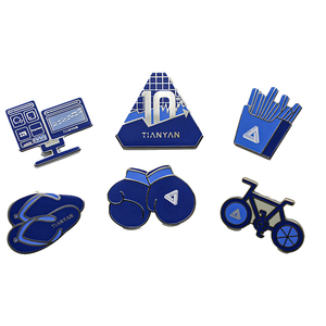 Juego de pines de solapa personalizados de zinc de alta calidad, estilo antiguo moderno, con esmalte duro, para hombre - Product Image 2