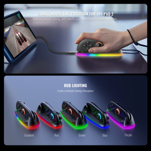 Handle Grip Mouse Base + Silicone Case for <strong>Switch</strong> 2 Left Right Joy-Con <strong>Controller</strong> Ergonomic Mice <strong>Holder</strong> Stand Gaming Accessories - Product Image 2