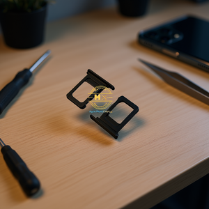 Vassoio Porta SIM Nero per Apple iPhone 14 Plus, Ricambio Dual SIM - Product Image 3