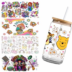 Autocollant personnalisé imperméable et résistant aux UV pour tasses, mugs, bouteilles, verres et plastiques – Lavable - Product Image 1