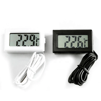 Termómetro Higrómetro Digital con Pantalla LCD, Sensor de Temperatura Interior Conveniente