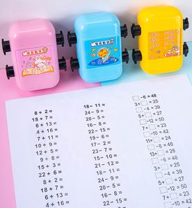 Tampons <span class=keywords><strong>math</strong></span>ématiques intelligents, tampons d'entraînement à la multiplication et à la division 2 <span class=keywords><strong>en</strong></span> 1, tampons d'enseignement à double tête pour fournitures scolaires - Product Image 4